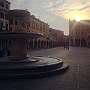 tramonto in Piazza delle Erbe